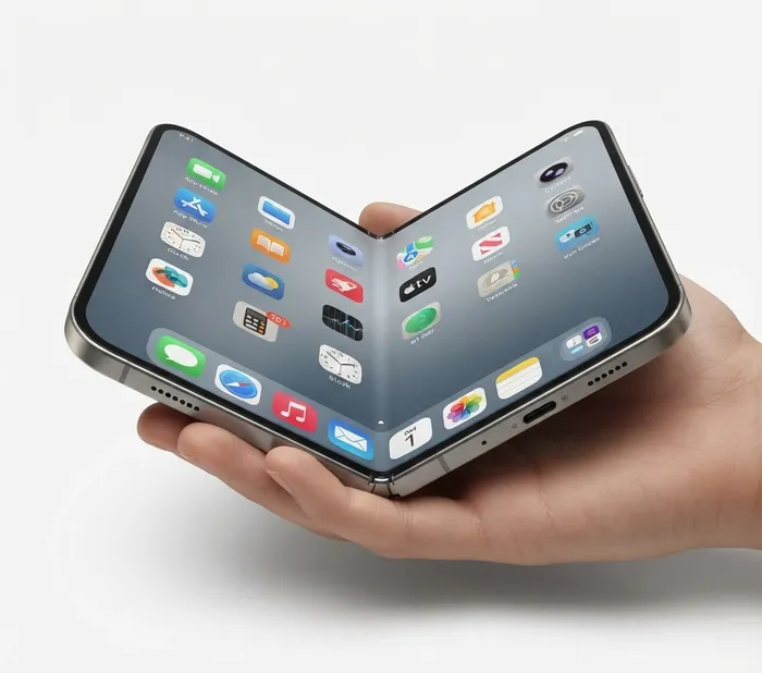 Foldable smartphone shown for foldable phone repair services