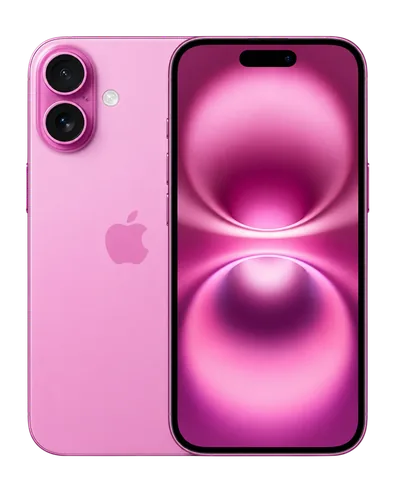 Pink iPhone 16 shown for iPhone repair and screen replacement
        services.